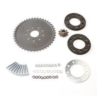 ราคา 44 ฟันเกียร์ด้านหลังเฟืองชุดเครื่องยนต์ Mount Pads Kit Fit 49cc 66cc 80cc Motorised จักรยานจักรยานไดรฟ์ด้านหลังเฟือง (54504268674)