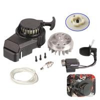 ราคา โลหะผสมดึงง่าย Recoil เริ่มต้นจุดระเบิด Coi Magnetic Flywheel สําหรับ 2 จังหวะ 47cc 49cc Pocket Bike Mini Moto Dirt Bike ATV Quad (27530103787)
