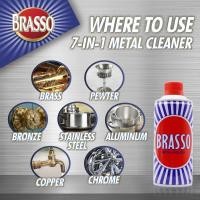 ราคา บรัสโซ บัสโซ 100 200 400 ml Brasso น้ำยาขัดเงา ขัดเงาโลหะ ขัดเงาทองเหลือง ยาขัดเงา metal polish (43204116492)