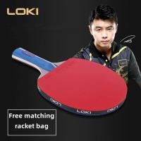 ราคา LOKI X1 X2 X3 ITTF Ping Pong Bat Profesional Racket High Elasticity Sponge Rubber Ping Pong Bat with Racket Bag (42151426035)