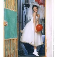 ราคา ชุดหมั้นสไตล์ฝรั่งเศส สายคล้องคอมุ้งมิ้ง ทรงเรียบ กระโปรงปลายพอง FC234 (42429284758)