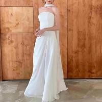 ราคา ชุดราตรีสีขาวจัดเลี้ยงเฉพาะแสงหรูหรา เรียบง่าย หมั้นแต่งงานใบรับรองชุดแต่งงานแสง เอฟซี627 (42065966537)