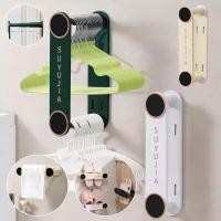 ราคา พร้อมส่ง ที่เก็บไม้แขวน ที่เก็บไม้แขวนเสื้อ ไม่ต้องเจาะรู กันน้ำ พับเก็บได้ เครื่องมือเก็บไม้แขวนเสื้อ (29037880370)