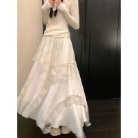 ราคา กระโปรงเกาหลีทรงเอ A line สไตล์ใหม่ พร้อมลายตาข่าย สำหรับฤดูใบไม้ร่วงถึงหนาว ไซส์ใหญ่ (55706962803)