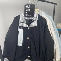 ราคา เสื้อคลุมลายสก๊อตย้อนยุค ทรงลำลอง แจ็คเก็ตแบบดอกตูม ทรงสั้น (53657672324)