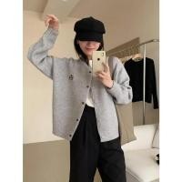 ราคา สเวตเตอร์ถักนิตติ้งสำหรับผู้หญิง สไตล์เรียบหรู เสื้อกันหนาวสั้นใส่ได้หลายโอกาส (42379210823)