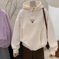 ราคา เสื้อกันหนาวสีม่วงแบบฮู้ดสำหรับผู้หญิง ทรงพอดีตัวและเนื้อผ้านาโนหนา เหมาะสำหรับฤดูหนาว (41326424449)