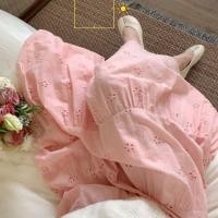 ราคา กระโปรงยาว ผ้าฝ้าย ปักลายเค้ก ทรงเอ แฟชั่นฤดูร้อน สไตล์เกาหลี (24971949454)