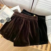 ราคา กางเกงบูตสีดำสำหรับฤดูหนาว สไตล์เอวสูง ลายเส้นบางเอวยางยืด (47450126181)