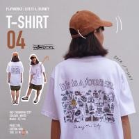 ราคา Playworks เสื้อยืดT shirt Life is a journey ลาย R F Chiangmai city (20589410485)