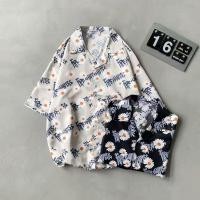 ราคา เสื้อเชิ้ต เสื้อเชิ้ตฮาวายชาย หญิง ผ้าบางใส่สบาย M 3XL เทศกาลสงกรานต์ (55253920861)