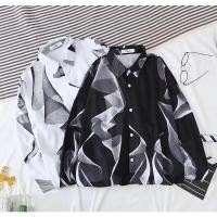 ราคา เสื้อดำคอปก แขนยาวลายดอกไม้สบาย ๆ เสื้อสีดำ มีให้เลือก 2 สี M 3XL (45454031830)