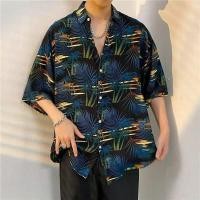 ราคา เสื้อเชิ้ต เสื้อเชิ้ตฮาวายชาย หญิง ผ้าบางใส่สบาย M 3XL เทศกาลสงกรานต์ (55604195431)