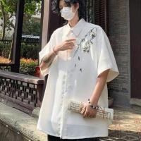 ราคา เสื้อเชิ้ตฮาวายลายดอกไม้ลายเกาหลีสไตล์เสื้อหลวม ๆ สไตล์เกาหลีเสื้อตากแห้งขนาด M 3XL (54554195018)