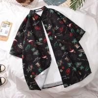 ราคา เสื้อเชิ้ต เสื้อเชิ้ตฮาวายชาย หญิง ผ้าบางใส่สบาย M 3XL เทศกาลสงกรานต์ (48853939880)