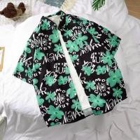 ราคา เสื้อเชิ้ต เสื้อเชิ้ตฮาวายชาย หญิง ผ้าบางใส่สบาย M 3XL เทศกาลสงกรานต์ (46654211096)