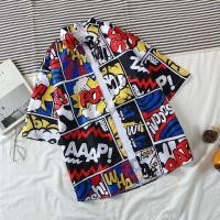 ราคา เสื้อเชิ้ต เสื้อเชิ้ตฮาวายชาย หญิง ผ้าบางใส่สบาย M 3XL เทศกาลสงกรานต์ (44954052159)