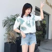 ราคา เสื้อเชิ้ต เสื้อเชิ้ตฮาวายชาย หญิง ผ้าบางใส่สบาย M 3XL เทศกาลสงกรานต์ (41977636961)