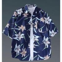 ราคา เสื้อเชิ้ต เสื้อเชิ้ตฮาวายชาย หญิง ผ้าบางใส่สบาย M 3XL เทศกาลสงกรานต์ (53853892647)