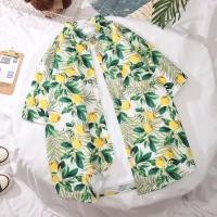 ราคา เสื้อเชิ้ต เสื้อเชิ้ตฮาวายชาย หญิง ผ้าบางใส่สบาย M 3XL เทศกาลสงกรานต์ (50654283273)