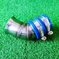 ราคา ท่อกรองเลสแท้ กรองอากาศ กรองเลส W125 ท่อกรองเลส ท่อกรอง คอกรอง ID งานเลสแท้ พร้อมสายรัดท่อ ของแต่ง Wave125 เวฟ125 คอกรอง (15520541332)