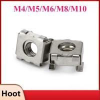 ราคา Cassette Nut Cage Floating Nut Square Snap Cabinet ชุบนิกเกิล M4 M5 M6 M8 M10 MZ YH (53155620792)
