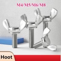 ราคา สกรูผีเสื้อสแตนเลส 316 DIN316 น็อตแอร์ฟอยล์ สกรูมือผีเสื้อ M4 M5 M6 M8mMZ YH (41378490832)