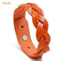 ราคา TOBE2 เครื่องประดับบิดถักกําไลข้อมือนักเรียนสร้อยข้อมือหนังหัวเข็มขัดโลหะผสมเรียบง่าย (53307169884)