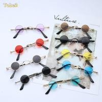 ราคา TOBE2 แว่นกันแดดทรงกลมขนาดเล็ก Retro Candy Color Women Men Shades (47157053280)