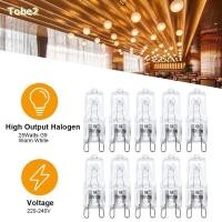 ราคา TOBE2 10 ชิ้นหลอดไฟฮาโลเจน ประหยัดพลังงาน 25 W 40 W 60 W Filament โคมไฟ คุณภาพ 220 Vทนอุณหภูมิสูง G9 เปลี่ยนหลอดไฟ LED ตู้เย็น (53956510921)