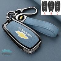 ราคา สังกะสีหนังกุญแจรถสําหรับ Chevrolet Cruze Malibu Equinox Traverse Silverado Colorado Bolt Trax Sonic Spark ผู้ถือกุญแจรีโมทรถ Fob Shell (42329512081)