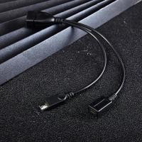 ราคา OZTH 1 ชิ้น Usb One cent สองพอร์ตอะแดปเตอร์ OTG สายเคเบิลสําหรับแท็บเล็ตมือถือแหล่งจ่ายไฟภายนอก Vary (54957620370)