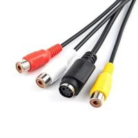 ราคา OZTH 3RCA สายแปลงใหม่ VGA to Video TV Out S Video AV อะแดปเตอร์ VGA TO VGA สาย Vary (47157726330)