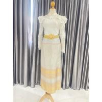 ราคา ชุดไทยผ้าลูกไม้กระโปรงป้าย (19891536175)