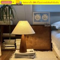 ราคา โคมไฟตั้งโต๊ะวัสดุไม้ ดีไซน์เรียบง่ายและสไตล์วินเทจ สำหรับการตกแต่งบ้าน (46706987384)