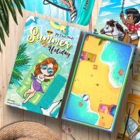ราคา 12 7 ซม 78 ชิ้นวันหยุดฤดูร้อน Tarot เคลือบ UV กันน้ํา สํารับไพ่ทาโรต์อินดี้ที่ไม่ซ้ําใครสําหรับผู้เริ่มต้น การ์ตูนน่ารัก ฟอยล์ขอบทอง (47305935851)