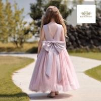 ราคา Pink Dress Girls เซท 2 ชิ้น เดรส ชุดไปงาน สีชมพูอ่อน ชุดกระโปรง ที่คาดผมคละแบบ ชุดเดรสยาว ชุดไปงาน งานแสดง Dress ขนาด (22489269294)