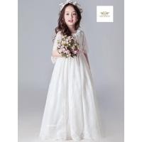 ราคา Dress Girl เซท 2 ชิ้น ชุดกระโปรงยาวลูกไม้ ที่คาดผมคละแบบ ชุดไปงานสีขาว เดรสเด็กหญิง เดรสน่ารัก ใส่แสดงเปียโน แข่งไวโอ (22471752828)