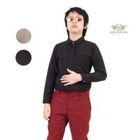 ราคา Boy Shirt เสื้อเชิ้ตแขนยาว สีเบจ และสีดำ เชิ้ตเด็ก ลำลอง หรือใส่กับสูท ขนาด 7 9 11 13 15 17 2 ถึง 11 ปี (4643456595)