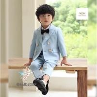 ราคา สูทเด็กเล็ก สูทเด็กโต Kid Suit สูทเด็กสีฟ้าพาสเทล เซท 3 ชิ้น เสื้อสูท เสื้อกั๊ก กางเกง ขนาด 80 90 100 110 120 13 (18488835842)