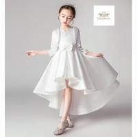 ราคา Dress Girl เซท 3 ชิ้น ชุดกระโปรงหน้าสั้นหลังยาว เสื้อคลุม ที่คาดผมคละแบบ ผ้าเรียบลื่น เดรสเด็กหญิง ชุดกระโปรงเด็กหญิง (13894370202)