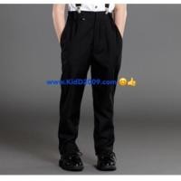 ราคา Boy Slacks Pants กางเกง สแลคเด็ก สีดำ สีขาว เอวยืด ตะขอหน้า 1 14 ปี ขนาด 2 4 6 8 10 12 14 16 สแลคสีดำ มีสีขาว เด็ก (1959361036)