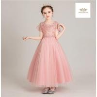 ราคา Pink Dress Girls เซท 2 ชิ้น เดรสเด็ก ชุดไปงานสีชมพู ชมพูพาสเทล ชุดกระโปรงสีชมพูอ่อน ที่คาดผมคละแบบ สวมใสง่าย Party P (10540427574)