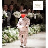 ราคา สูทเด็กเล็ก สูทเด็กโต Kid Suit สูทเด็กสีชมพูพาสเทล เซท 3 ชิ้น เสื้อสูท เสื้อกั๊ก กางเกง ขนาด 80 90 100 110 120 1 (17891713816)