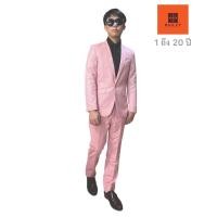 ราคา สูทเด็ก สูทชมพูพาสเทล ชุดออกงานสีชมพู ผ้าด้าน ขนาด 1 ถึง 20 ปี Bailey Taffy Pink Suit สูทเด็กสีชมพูพาสเทล ชมพูอ่อน สู (25644292117)