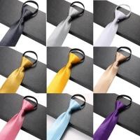 ราคา Neck Tie เนคไท สำเร็จรูป ไทผู้ใหญ่ ไทวัยรุ่น ไทสีเหลือง ไทสีฟ้า ไทสีกรม ไทสีดำ ไทสีแดง ไทสีเทาเงิน ไทสีขาว ไทสีทอง (28714650275)