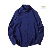 ราคา Shirt เสื้อเชิ้ต ผ้าลื่น เชิ้ต แขนยาวสีน้ำเงิน สีกรม สีแดง สีดำ ใส่กับสูท เสืัอใส่ไปง (25053368756)