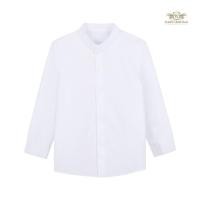 ราคา คอจีน เชิ้ต Shirt เสื้อเชิ้ตเด็ก สีขาวแขนยาว ใส่กับสูท หรือแยกใส่ไปงานกลางวัน ขนาด 90 100 110 120 130 140 150 1 (25389358696)