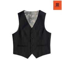ราคา Vest เสื้อกั๊กเด็ก กั๊กสีดำ 6 ถึง 20 ปี เสื้อกั๊กเด็กสีดำ Black Vest กั๊ก 110 ถึง180 Cm เสื้อกั๊กใส่ได้ทั้งชายหญิง (54507664476)
