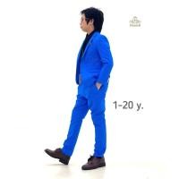 ราคา Danieli Smart Blue Slimfit Suit เดเนลลี่ สูทเด็ก ชุดออกงานเด็ก สลิมเข้ารูปผ้าดี Colorful 2 3 ชิ้น เสื้อสูท กางเกง (51402189331)
